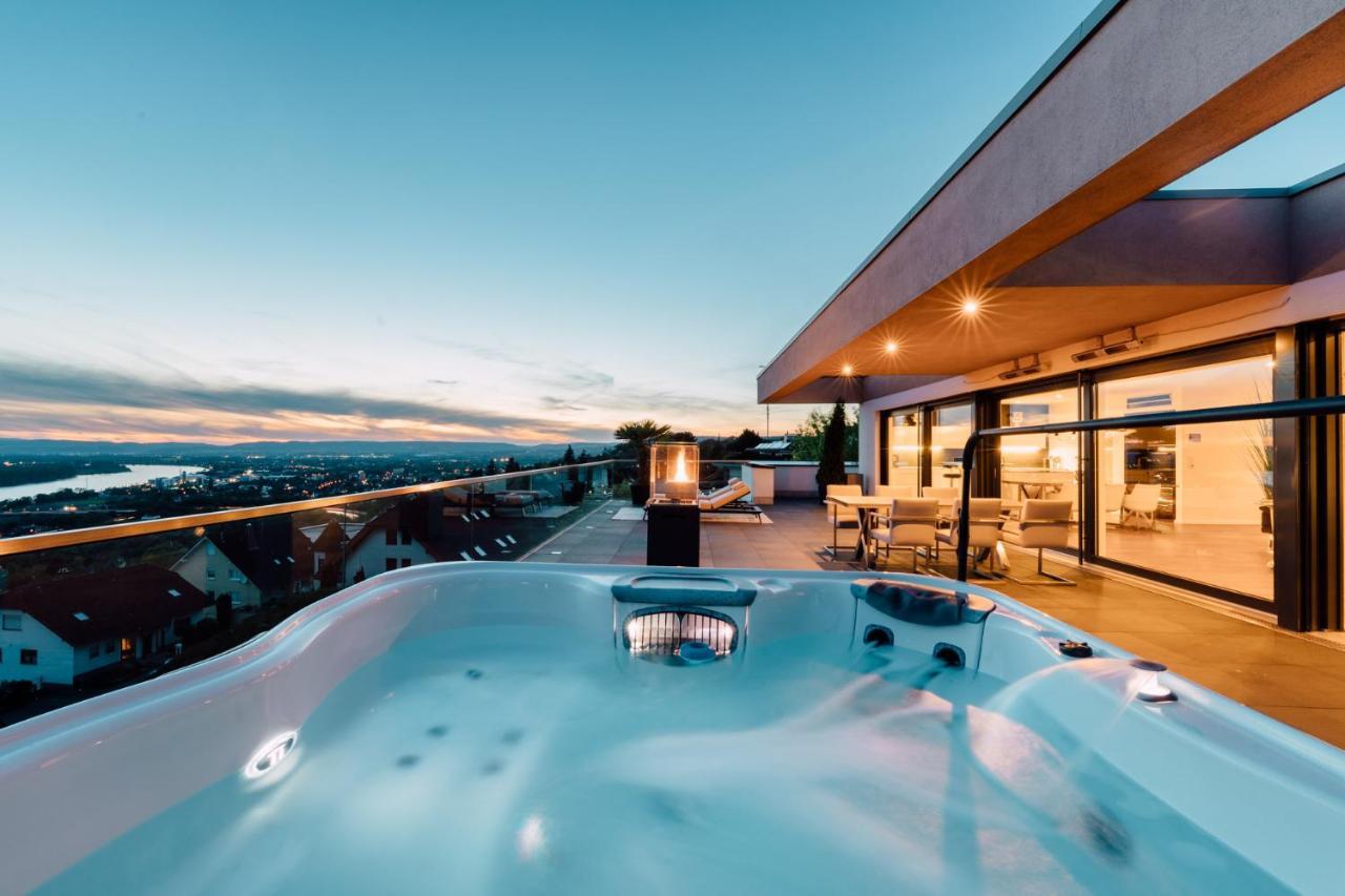Traumblick Trifft Luxus! Apartment Weitersburg ภายนอก รูปภาพ